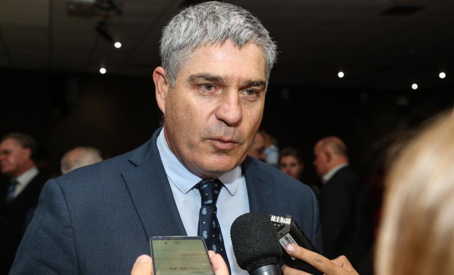 O governador Carlos Massa Ratinho Junior participa de reunião com associados do Sinduscon-PR. Curitiba, 07/05/2019 - Foto: Geraldo Bubniak/ANPr