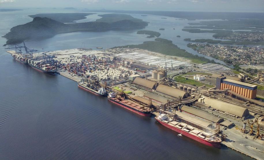 Porto de Paranaguá. Foto: José Fernando Ogura/ANPr
