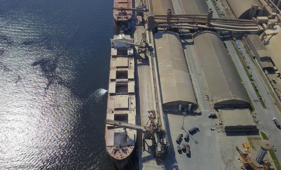 04/2019 - Porto de Paranaguá. Foto: José Fernando Ogura/ANPr