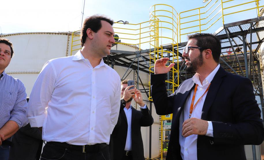 Governador carlos Massa Ratinho Junior durante encontro com o diretor - geral brasileiro da Itaipu Binacional, general Joaquin Silva e Luna - Foz do Iguaçu, 12/06/2019 - Foto: Rodrigo Félix Leal/ANPr