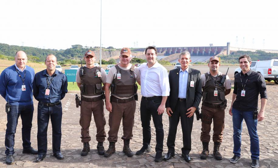 Governador carlos Massa Ratinho Junior durante encontro com o diretor - geral brasileiro da Itaipu Binacional, general Joaquin Silva e Luna - Foz do Iguaçu, 12/06/2019 - Foto: Rodrigo Félix Leal/ANPr