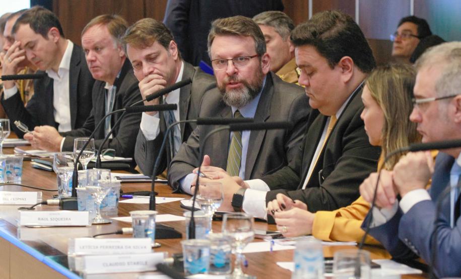 Governador Carlos Massa Ratinho Junior coordena reunião com a equipe de governo. - Curitiba, 25/06/2019 - Foto: Valdelino Alves Pontes