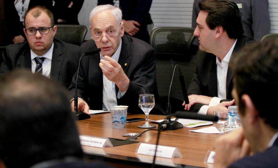 Governador Carlos Massa Ratinho Junior coordena reunião com a equipe de governo. - Curitiba, 25/06/2019 - Foto: Valdelino Alves Pontes