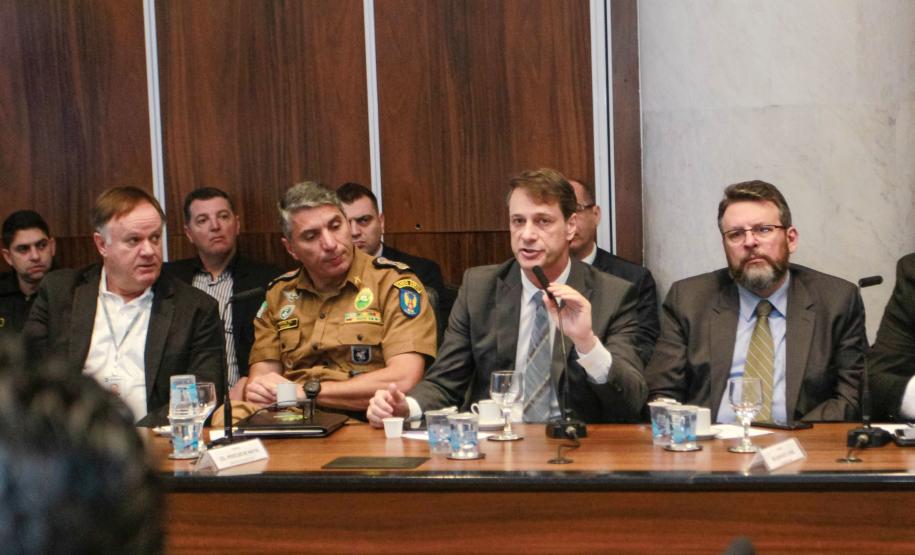 Governador Carlos Massa Ratinho Junior coordena reunião com a equipe de governo. - Curitiba, 25/06/2019 - Foto: Valdelino Alves Pontes