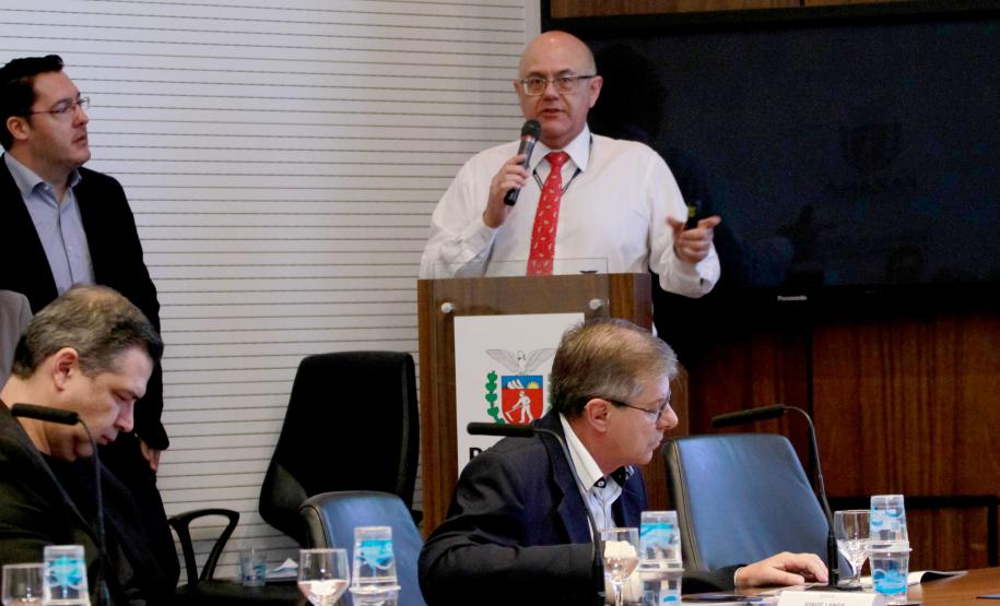 Governador Carlos Massa Ratinho Junior coordena reunião com a equipe de governo. Na foto, Luiz Henrique Fagundes - Curitiba, 25/06/2019 - Foto: Valdelino Alves Pontes