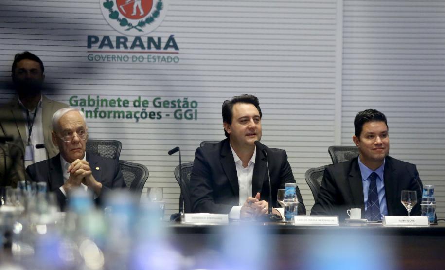 Governador Carlos Massa Ratinho Junior coordena reunião com a equipe de governo. - Curitiba, 25/06/2019 - Foto: Jaelson Lucas/ANPr