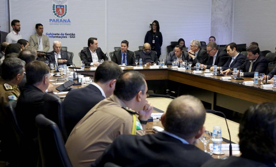 Governador Carlos Massa Ratinho Junior coordena reunião com a equipe de governo. - Curitiba, 25/06/2019 - Foto: Jaelson Lucas/ANPr