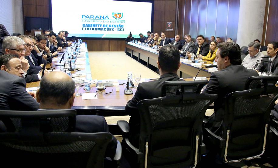 Governador Carlos Massa Ratinho Junior coordena reunião com a equipe de governo. - Curitiba, 25/06/2019 - Foto: Jaelson Lucas/ANPr