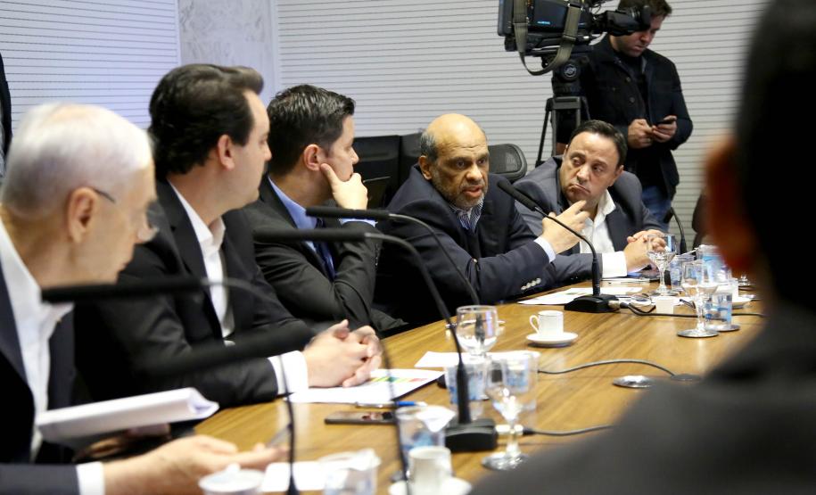 Governador Carlos Massa Ratinho Junior coordena reunião com a equipe de governo. - Curitiba, 25/06/2019 - Foto: Jaelson Lucas/ANPr