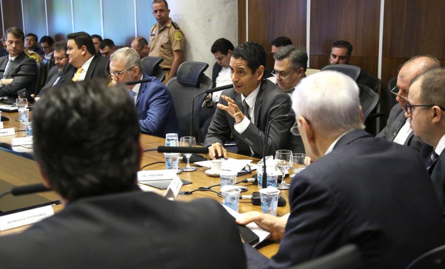 Governador Carlos Massa Ratinho Junior coordena reunião com a equipe de governo. - Curitiba, 25/06/2019 - Foto: Jaelson Lucas/ANPr