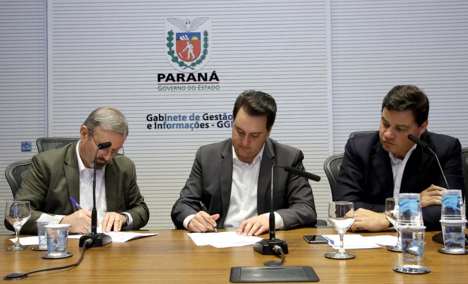 Governador Carlos Massa Ratinho Junior durante reunião com executivos da Klabin - Curitiba, 02/07/2019 - Foto: Jaelson Lucas/ANPr