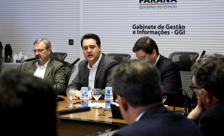 Governador Carlos Massa Ratinho Junior durante reunião com executivos da Klabin - Curitiba, 02/07/2019 - Foto: Jaelson Lucas/ANPr