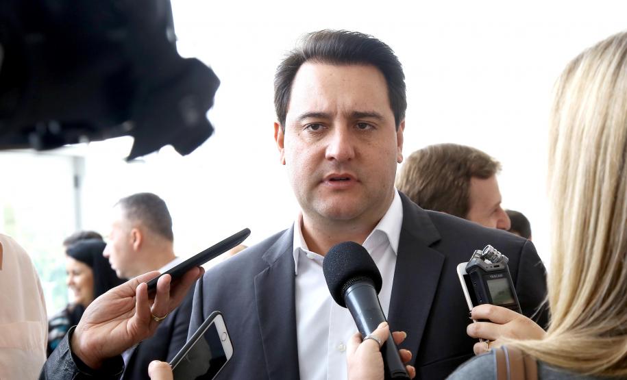 Governador Carlos Massa Ratinho Junior durante reunião com executivos da Klabin - Curitiba, 02/07/2019 - Foto: Jaelson Lucas/ANPr