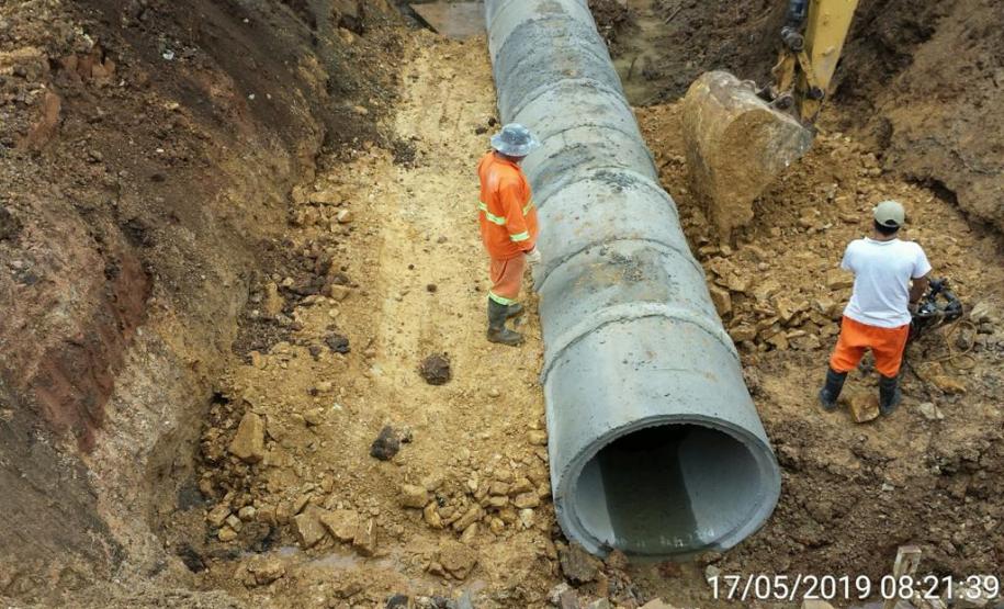 Obras na rodovia que liga Irati a São Mateus do Sul começaram em março e devem ser finalizadas até novembro de 2020. A primeira fase da obra está em andamento desde março, com os serviços de remoção da camada vegetal, drenagem, terraplanagem, construção de bueiros e galerias e implantação de pedreiras e usinas nas proximidades de Irati. - Irati, 25/06/2019 - Foto: Divulgação DER