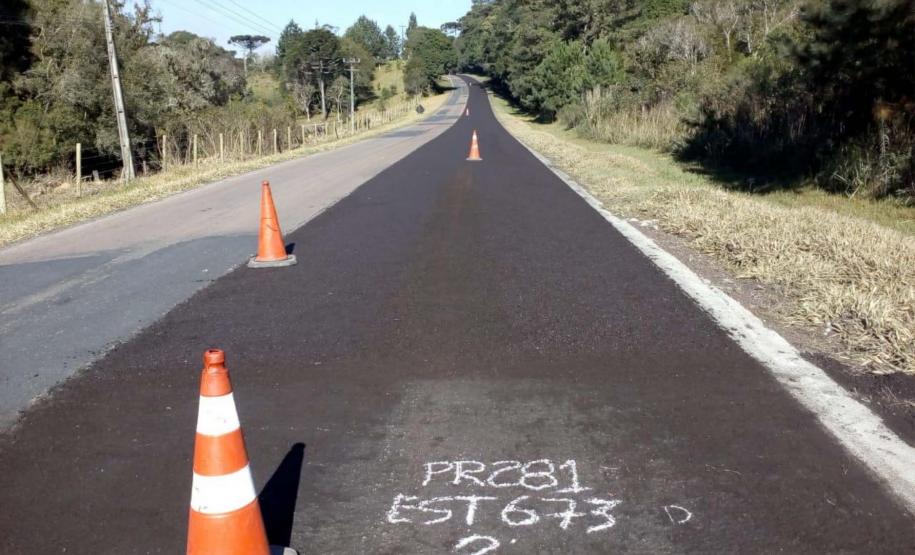 Três rodovias da Região Metropolitana de Curitiba, próximas a Santa Catarina, estão sendo recuperadas pelo Departamento de Estradas de Rodagem do Paraná (DER/PR)