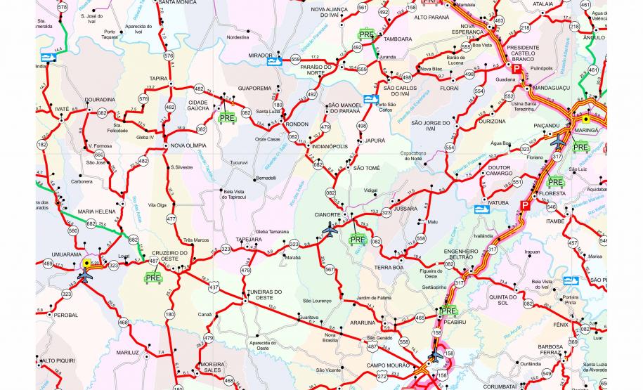 Duplicação da PR-323 terá detonação de rocha na quinta-feira(13).