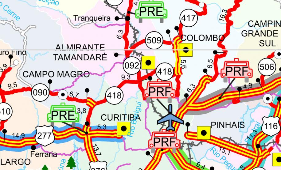 As obras de duplicação da PR-092, a Rodovia dos Minérios, vão começar na primeira quinzena de outubro. Serão investidos R$ 90,6 milhões para construir novas pistas, vias marginais, pontes, viadutos, passarela, calçadas e ciclovias no trecho entre Curitiba e Almirante Tamandaré, em uma extensão de 4,74 quilômetros.