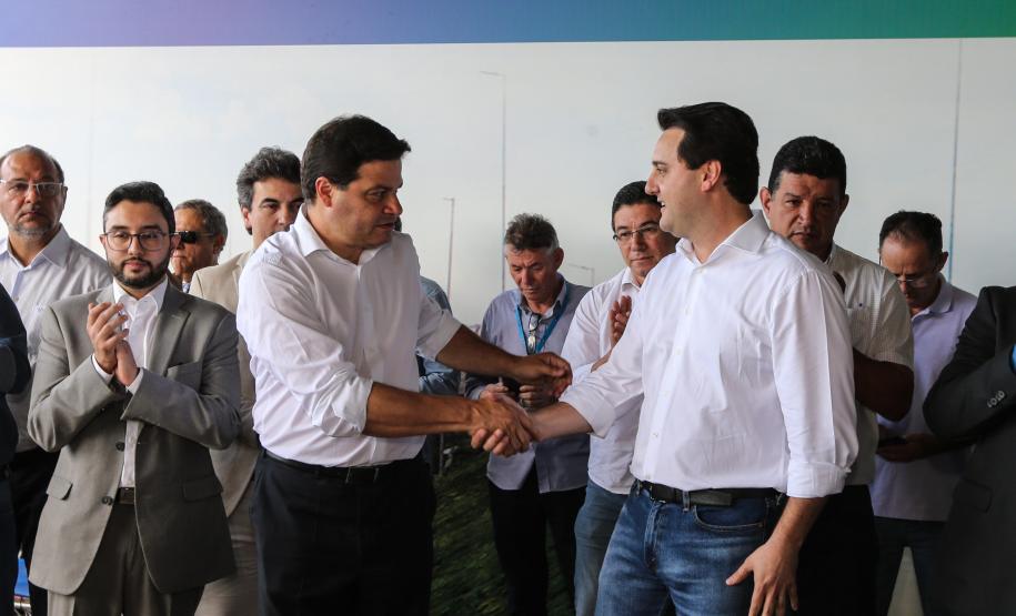 O governador Carlos Massa Ratinho Júnior inaugura nesta quinta-feira (10) , o viaduto da BR-277 e as obras de ampliação do Terminal de Contêineres de Paranaguá (TCP).Paranaguá, 09/10/2019 -  Foto: Geraldo Bubniak/AEN