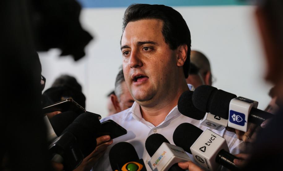 O governador Carlos Massa Ratinho Júnior inaugura nesta quinta-feira (10) , o viaduto da BR-277 e as obras de ampliação do Terminal de Contêineres de Paranaguá (TCP).Paranaguá, 09/10/2019 -  Foto: Geraldo Bubniak/AEN