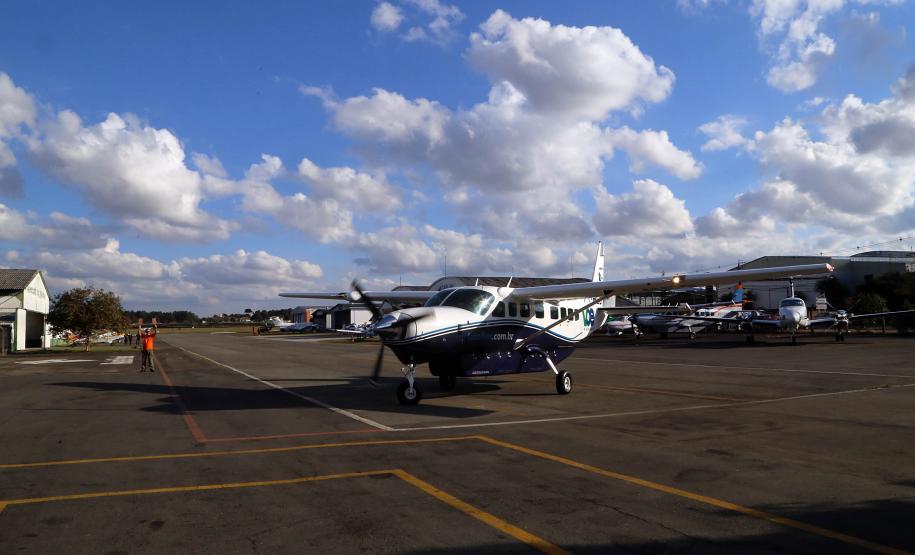 Nove voos marcam estreia do programa Voe Paraná. Foto: Gilson Abreu/AEN
