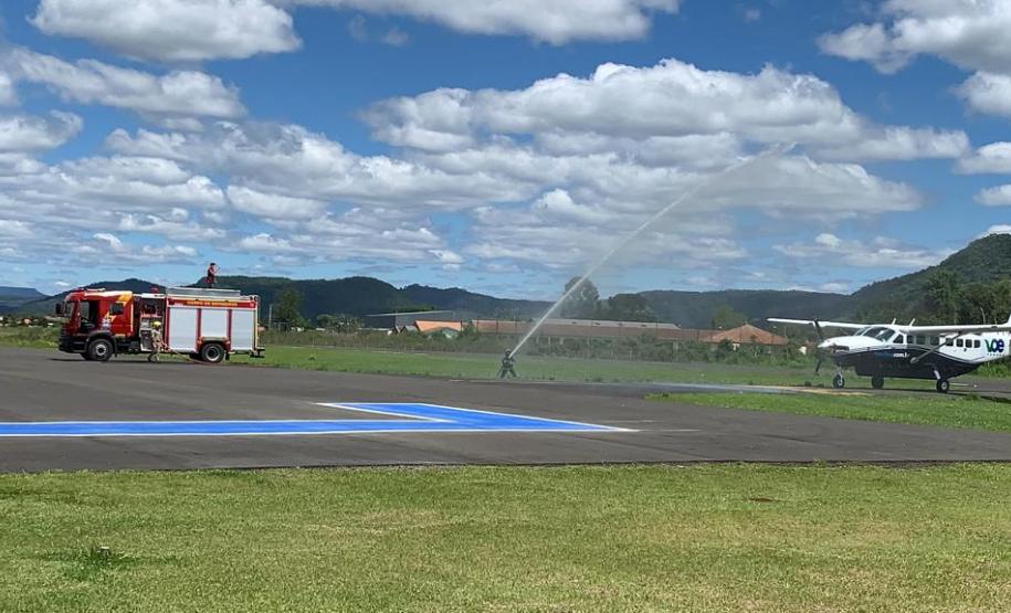 União da Vitória volta a ter rota aérea após mais de 50 anos. Foto: Prefeitura de União da Vitória