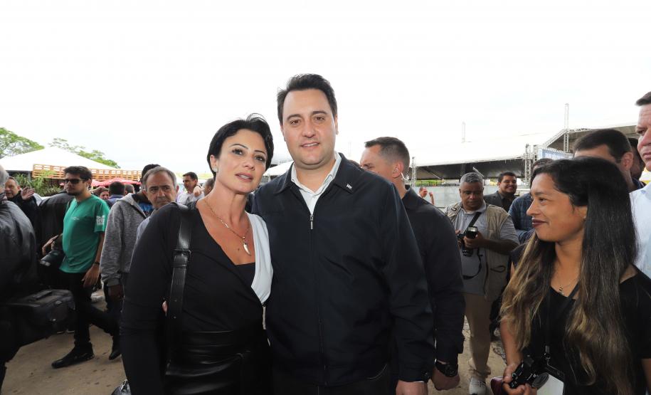 O governador concede coletiva à imprensa.Ponta Grossa, 23-10-19.Foto: Arnaldo Alves / AEN.