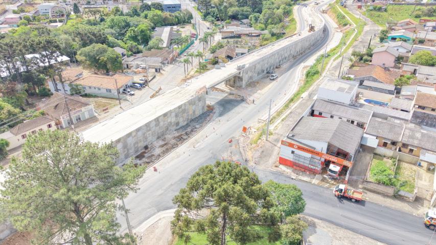 PR-151 novo viaduto em Palmeira