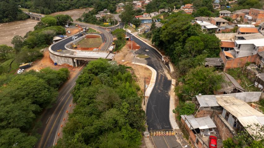 PR-160 novo viaduto Max Staudacher em Telêmaco Borba