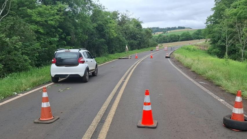 Erosão em bueiro na PR-592